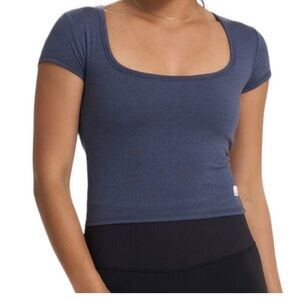Vuori crop top (grey)